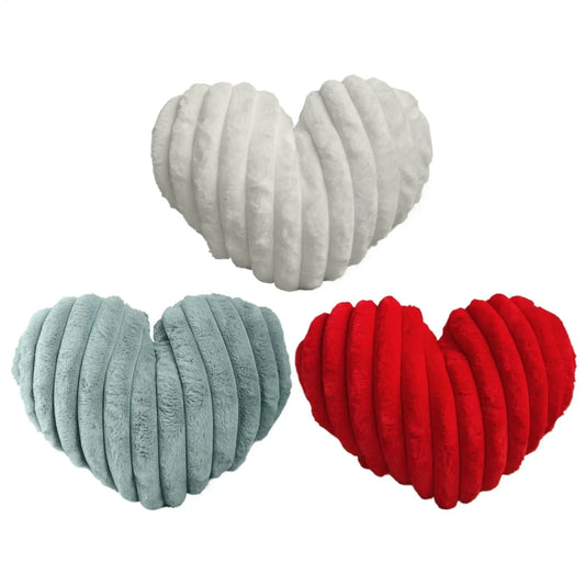 Heart Decorative Throw Pillow Living Room Bedroom Creative Cute Heart Pillow Home Soft Comfort Heart Shape Pillow Decoration