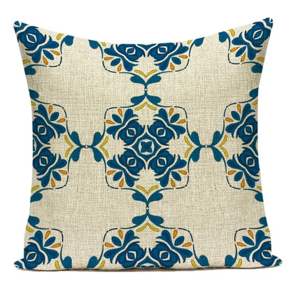 Decorative Throw Pillows Case Boho Mandala Square Pillow Covers Decoratives Sofa Home Polyester Pillow Cushion Cover