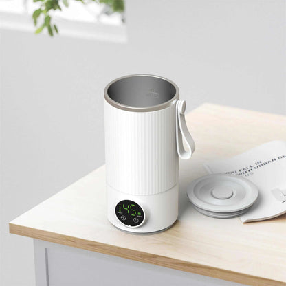 Coffee Stirring Cup Portable Usb Rechargeable Wireless Heating Smart Temperature Control Coffee&milk Mug Milk Frother