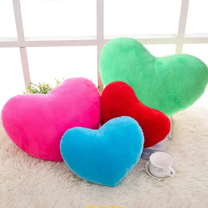 15cm Heart Decorative Throw Pillow PP Cotton Soft for Creative for Doll Lo
