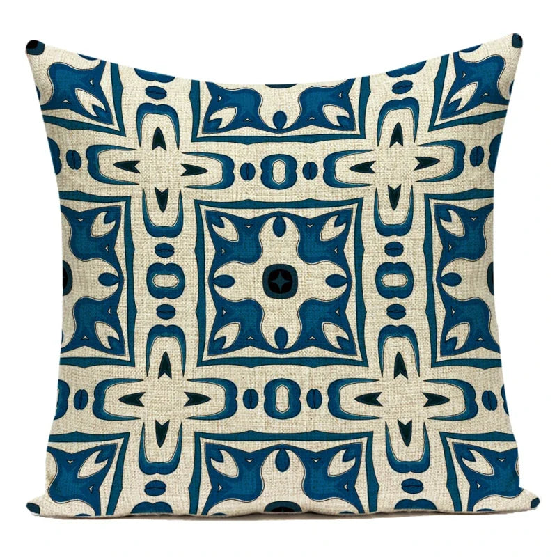 Decorative Throw Pillows Case Boho Mandala Square Pillow Covers Decoratives Sofa Home Polyester Pillow Cushion Cover