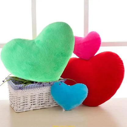 15cm Heart Decorative Throw Pillow PP Cotton Soft for Creative for Doll Lo