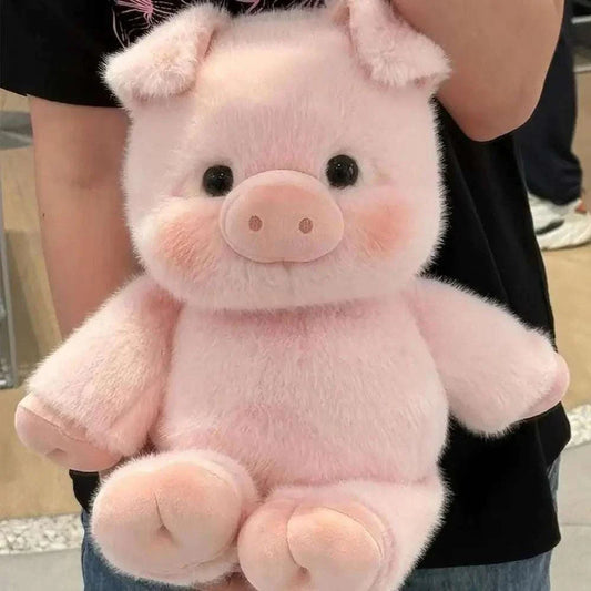 Soft pig stuffed animal plush pillow 17.7 inch emotional support stuffed toy