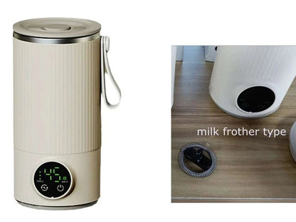 Coffee Stirring Cup Portable Usb Rechargeable Wireless Heating Smart Temperature Control Coffee&milk Mug Milk Frother