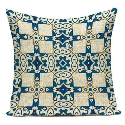 Decorative Throw Pillows Case Boho Mandala Square Pillow Covers Decoratives Sofa Home Polyester Pillow Cushion Cover
