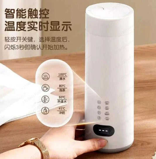 Electric Boiling Water Thermos Cup stainless steel portable travel hot water bottle