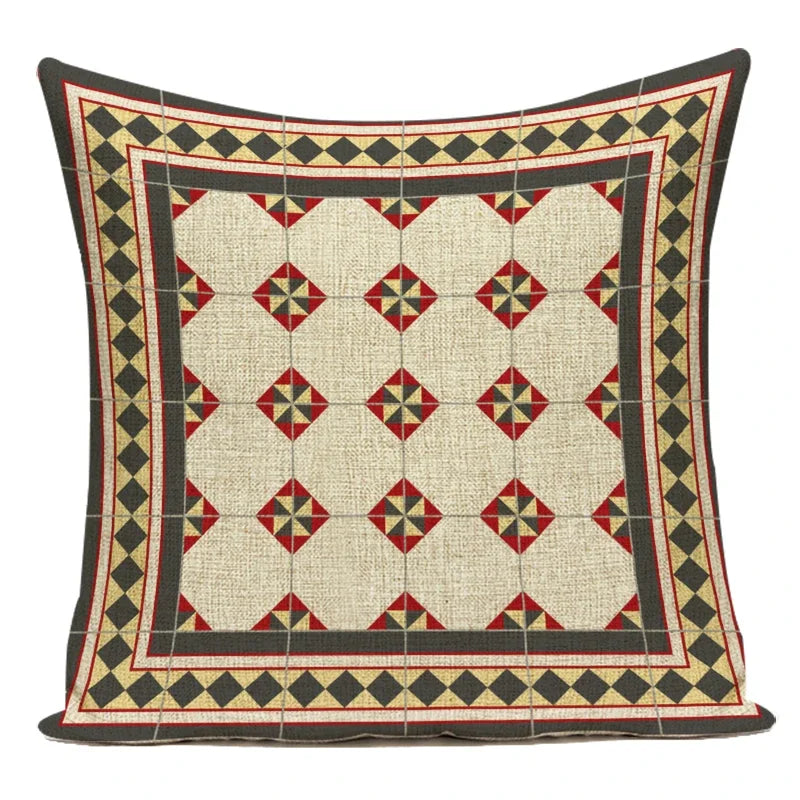 Decorative Throw Pillows Case Boho Mandala Square Pillow Covers Decoratives Sofa Home Polyester Pillow Cushion Cover