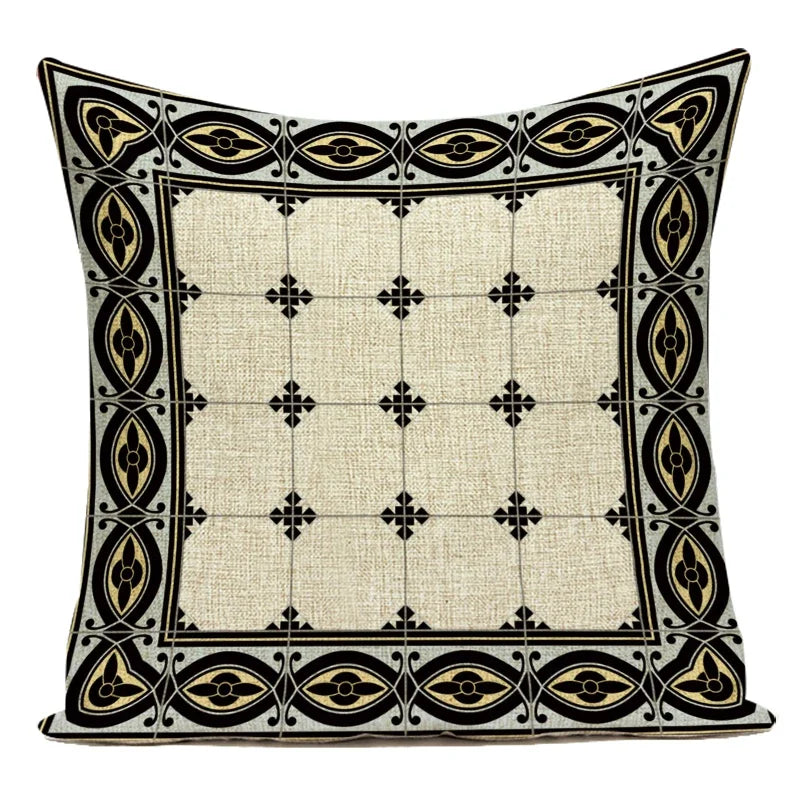 Decorative Throw Pillows Case Boho Mandala Square Pillow Covers Decoratives Sofa Home Polyester Pillow Cushion Cover