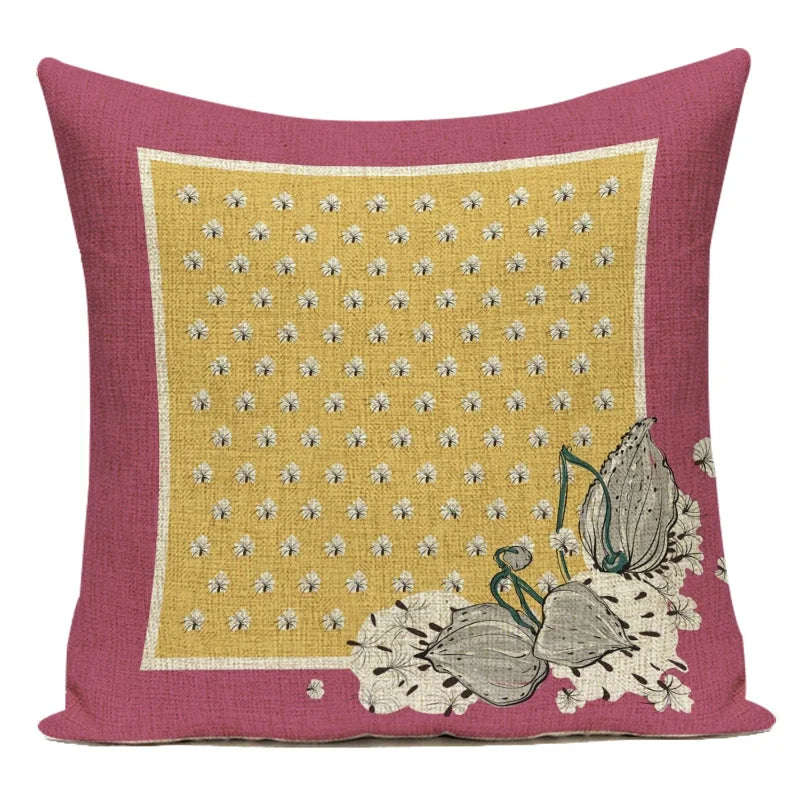 Decorative Throw Pillows Case Boho Mandala Square Pillow Covers Decoratives Sofa Home Polyester Pillow Cushion Cover