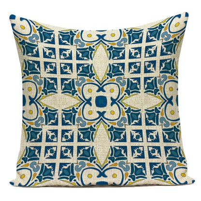 Decorative Throw Pillows Case Boho Mandala Square Pillow Covers Decoratives Sofa Home Polyester Pillow Cushion Cover