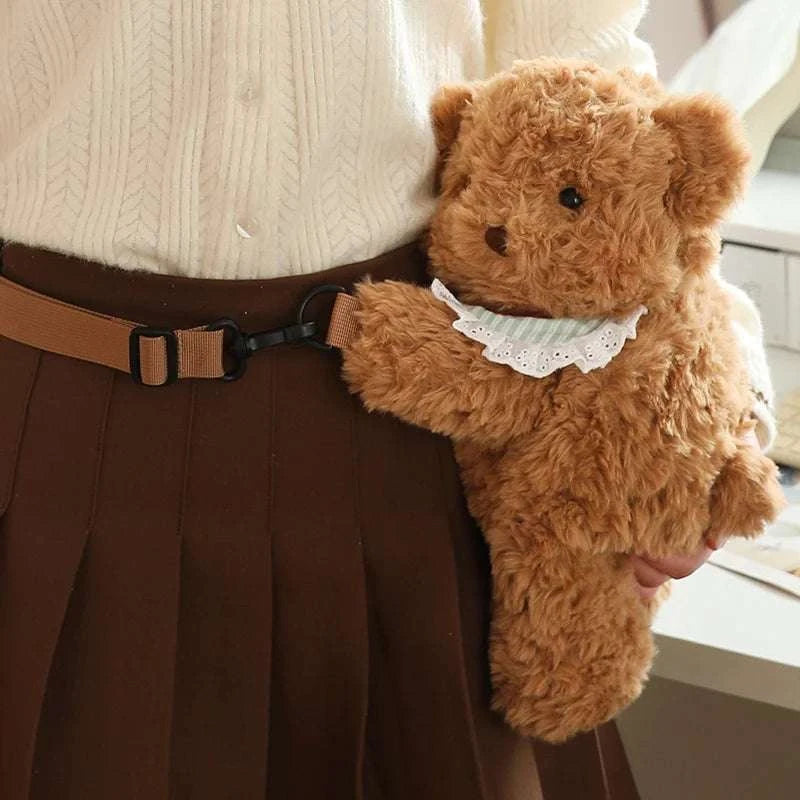 Kawaii Animal Soft Stuffed Backpack Doll Bear Rabbit Sheep Elephant High Quality Stuffed Bag For Boys And Girls Birthday Gifts